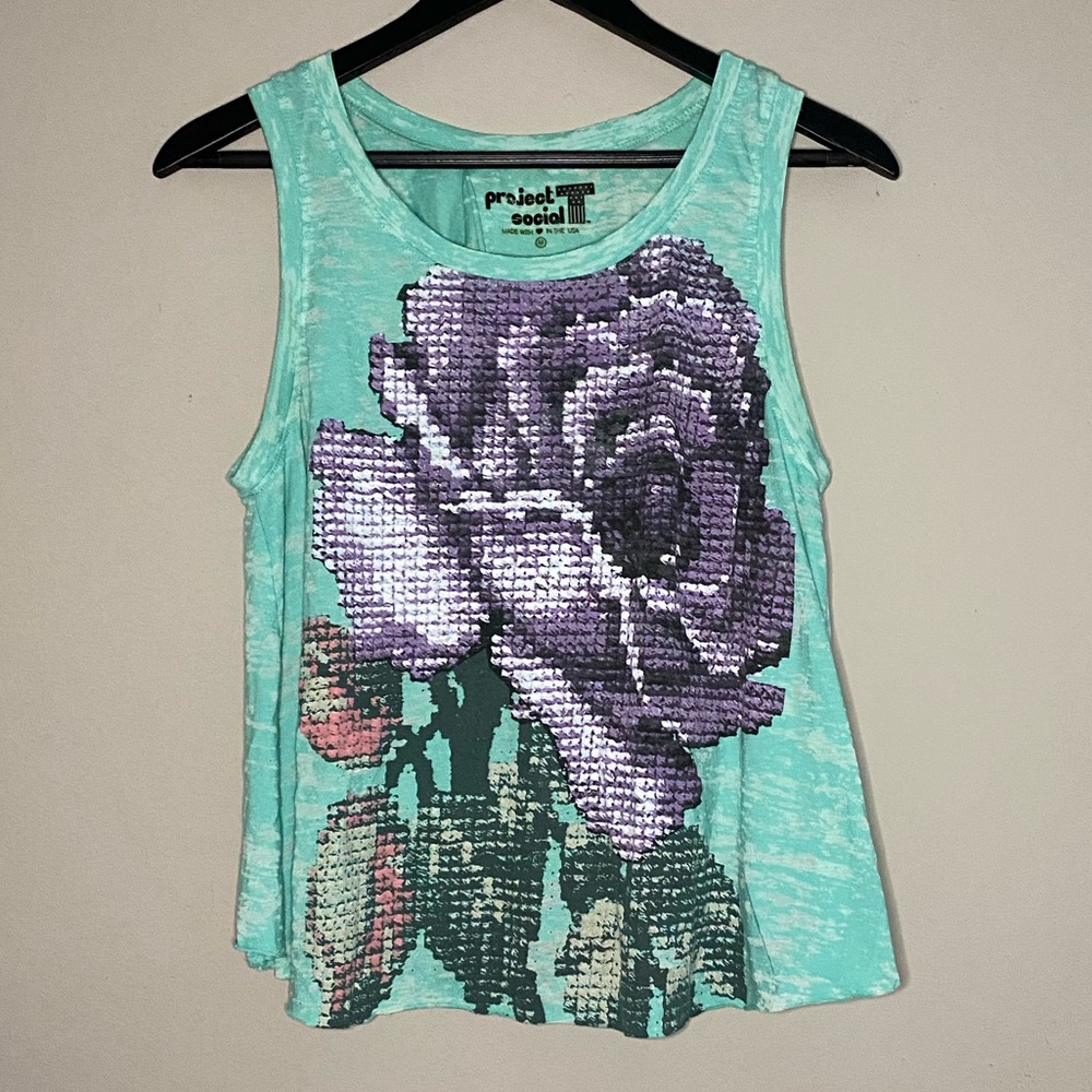 Urban Outfitters Project Social T tank top with open back